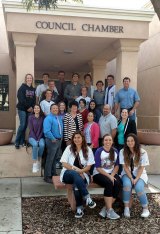 Lemoore High School's student leaders participated in the city's first Student Government Day on Friday, Nov. 4. 